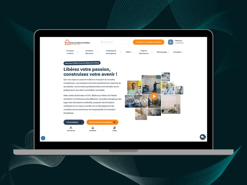 EMHa : une refonte web pensée pour valoriser les formations et développer la visibilité en ligne