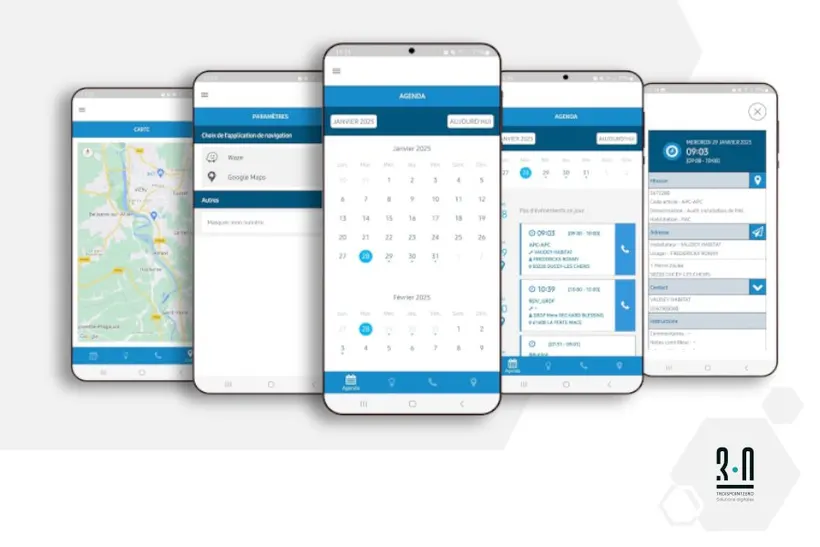 Qualigaz Opéra : application métier de gestion de tournées techniques